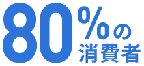 80%の消費者