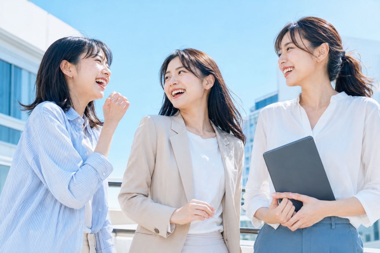 新しいキャリアへ挑戦する若手女性たち