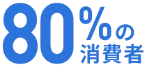 80%の消費者