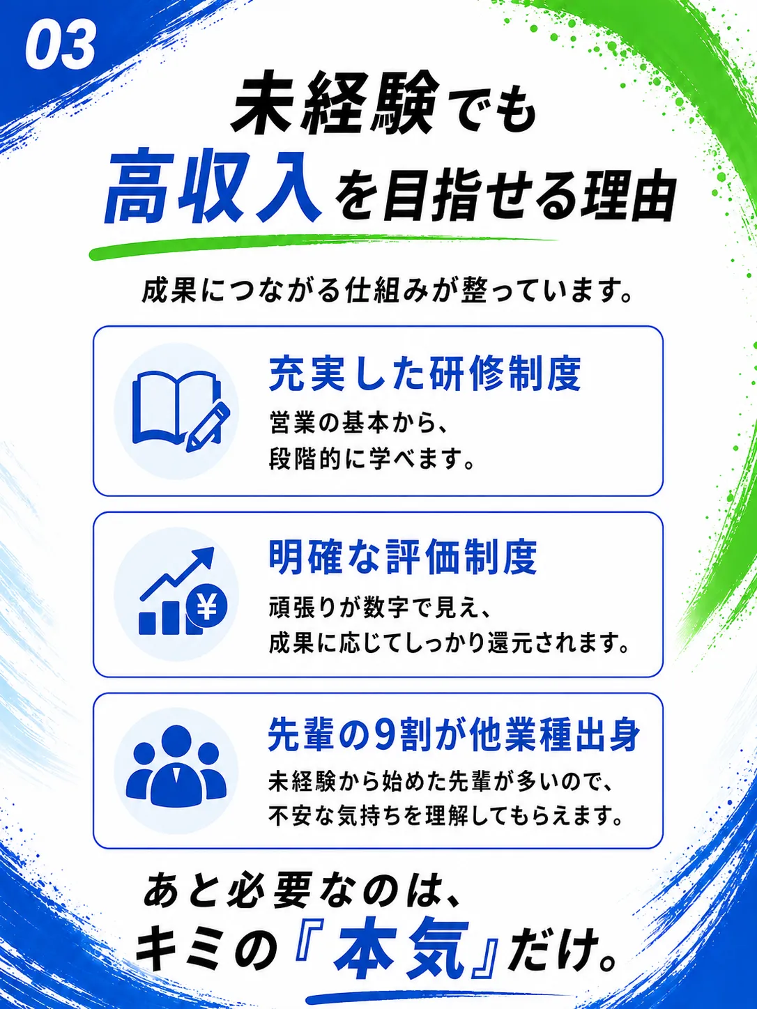 未経験でも安心できる理由