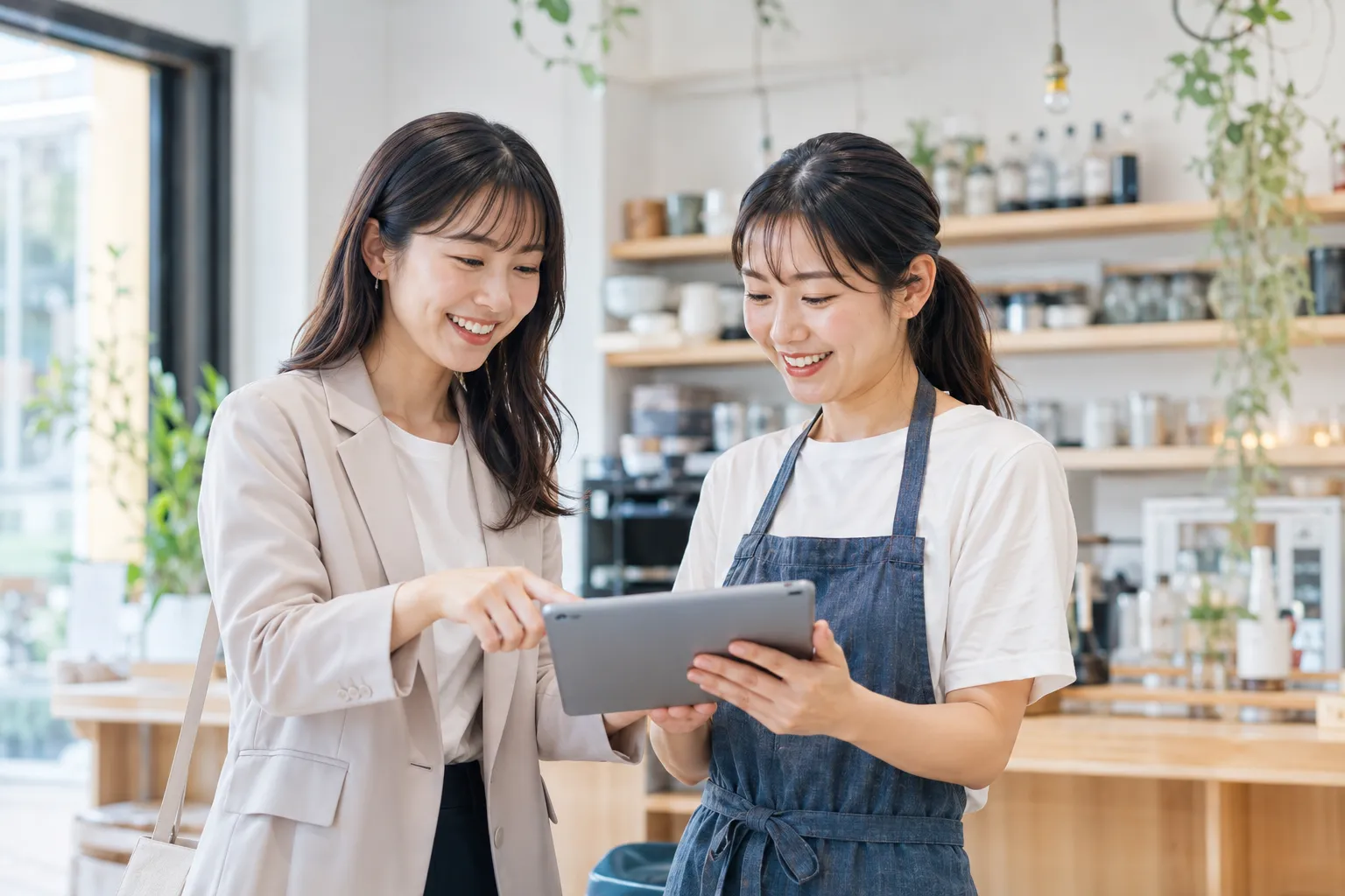 お客様と課題を確認する営業担当者